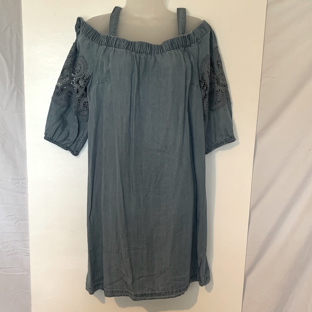 Chico's Light Blue Denim Fabric